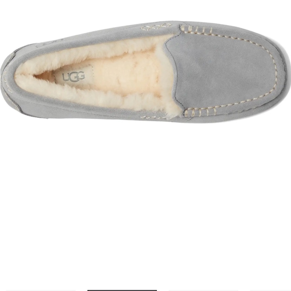 UGG Gray “Ansley” Water Resistant Slipper Shoes